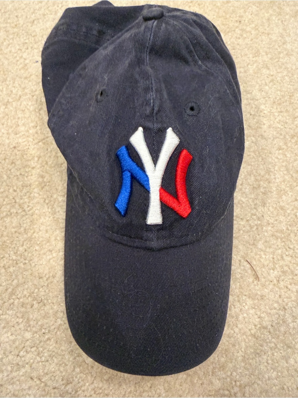 New Era New York Yankees USA Flag 9TWENTY Adjustable Baseball Cap Navy